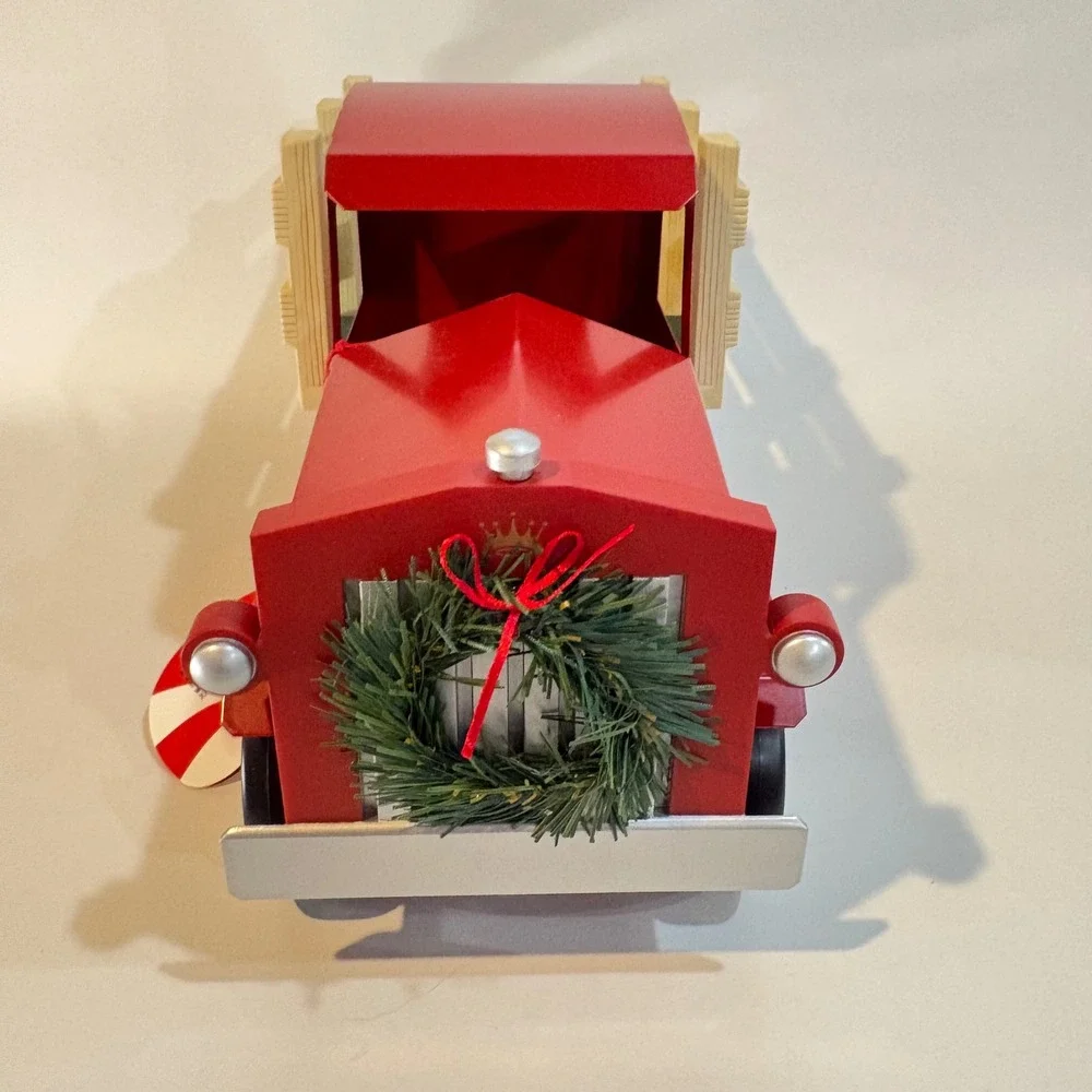 Hallmark Holiday Truck Hall Bro's Farm Red Vintage Christmas Decor New With Tag